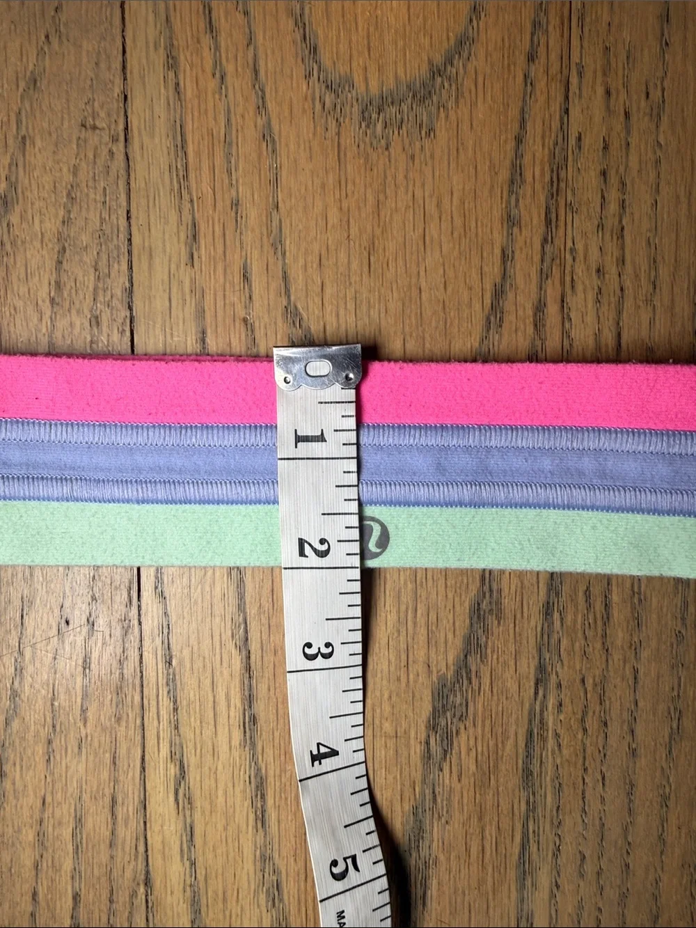 Lululemon Athletics Kids Triple-Stripe Headband Mint, Lavender & Pink, One Size